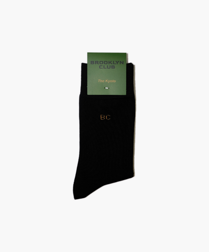 The Kyoto | Mid-length socks (Black)