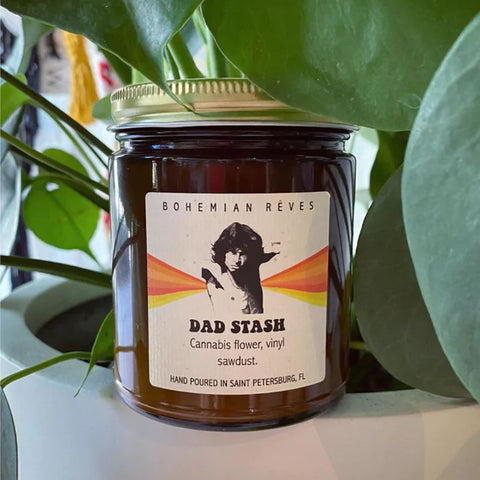 DAD STASH CANDLE「老豆隻黑膠」手工蠟燭