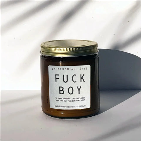 FXXK BOY CANDLE「我渣 • 我自豪」手工蠟燭