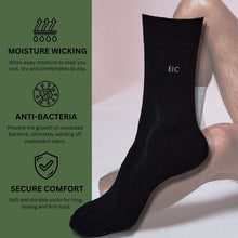 Load image into Gallery viewer, The Kyoto | Mid-length socks (Black)
